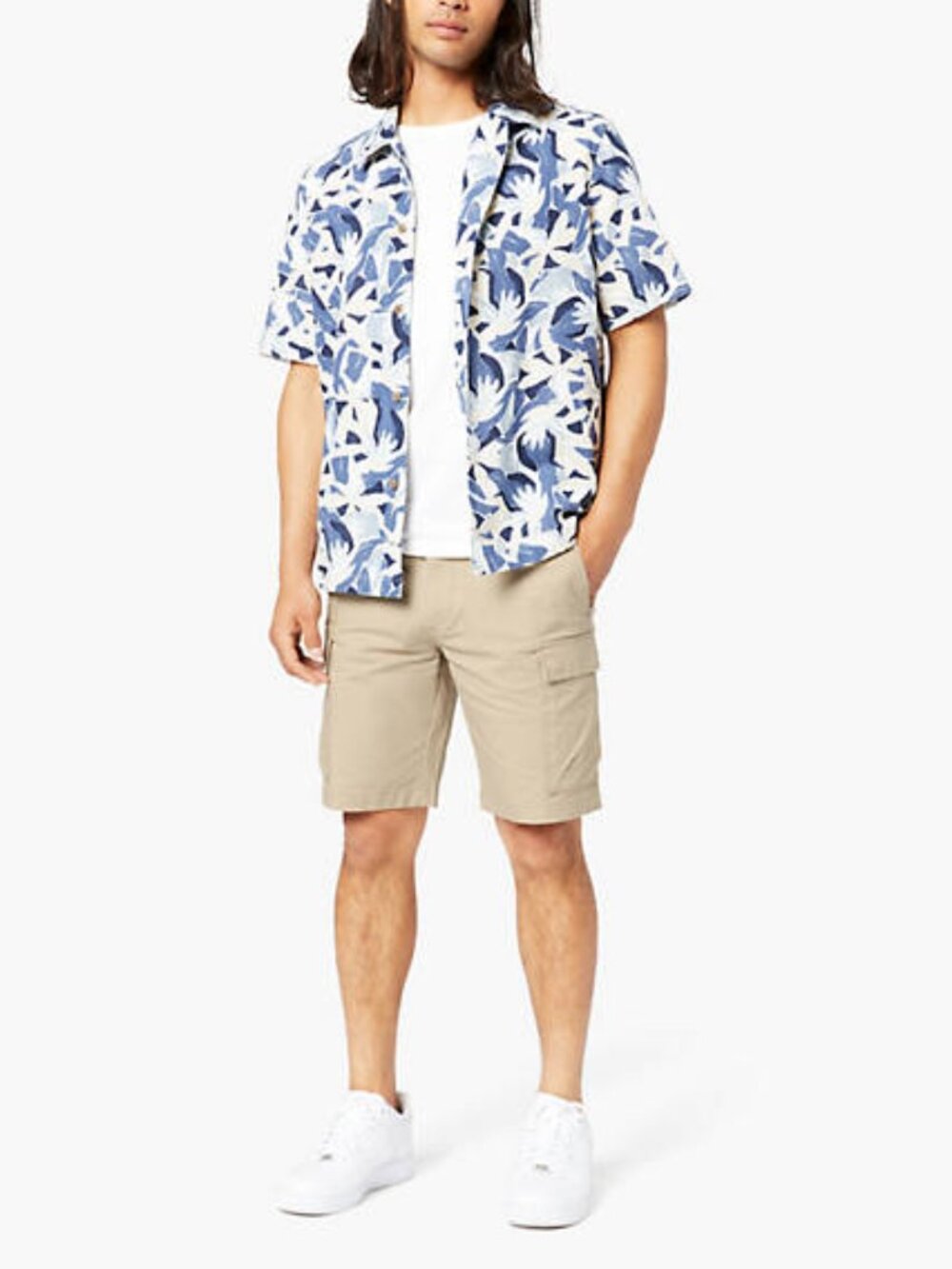 Dockers Men's Smart 360 Tech 9" Cargo Shorts - Taupe Sand NWT
